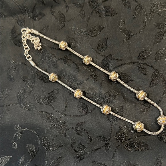 Brighton Gold and Silver plated 9 Station Necklace - Picture 1 of 6